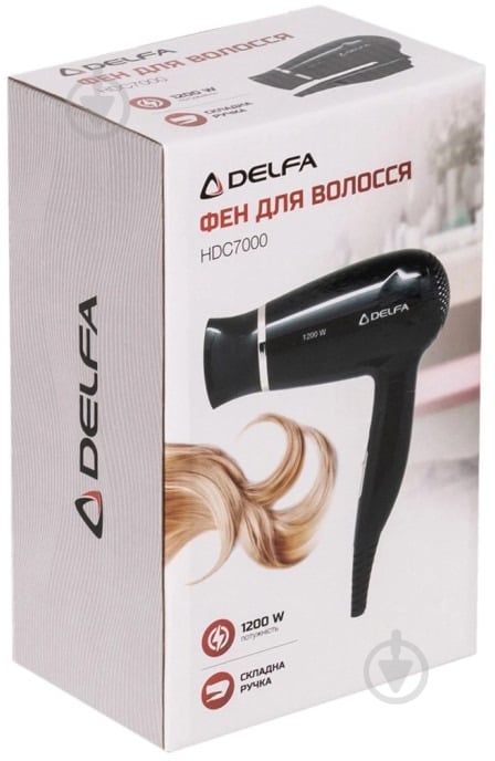 Фен дорожный Delfa HDС7000 - фото 6 Фен дорожный Delfa HDС7000 - фото 6