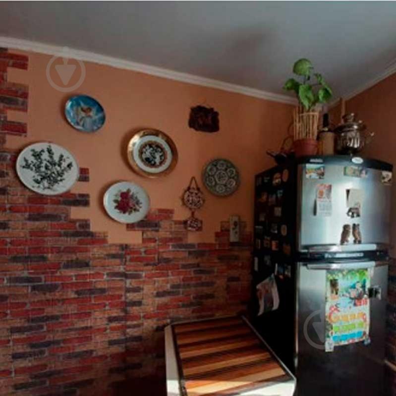 3D-панель Sticker Wall цегла мікс червоний і жовтий 700х770х5 мм - фото 3