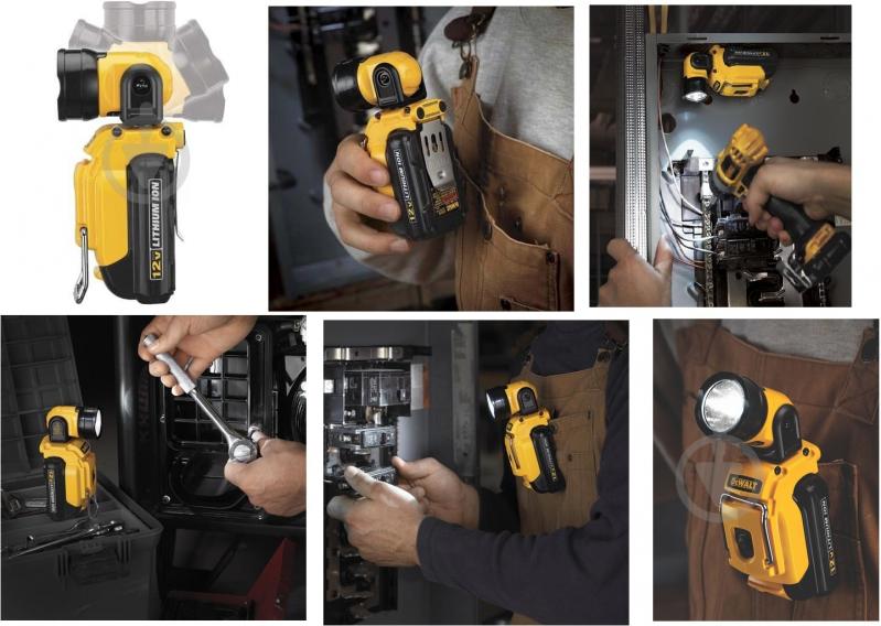 Фонарь DeWalt 10.8V DCL510N - фото 4