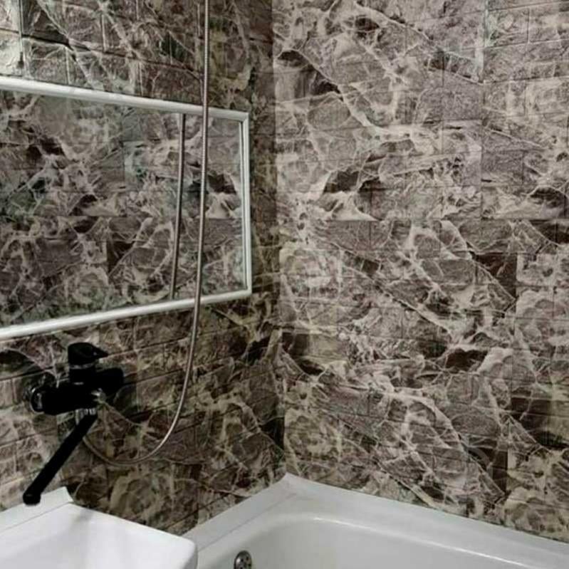 3D-панель Sticker Wall мармур чорний 700х770х5 мм (61-5) - фото 3