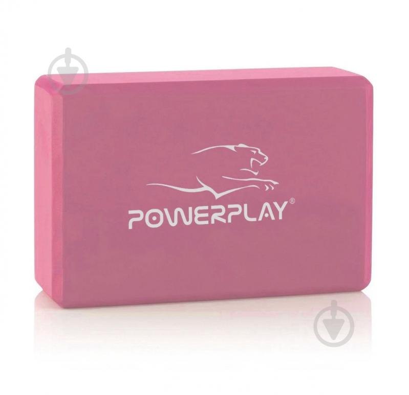 Блок для йоги PowerPlay 4006 Yoga Brick Розовий (PP_4006_Pink_Yoga_Brick) - фото 1 Блок для йоги PowerPlay 4006 Yoga Brick Розовий (PP_4006_Pink_Yoga_Brick) - фото 1