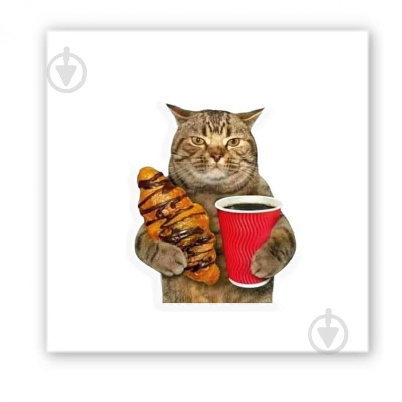 Стікер 3D Tattooshka 3D-стікер "Go to Coffe" - фото 1 Стікер 3D Tattooshka 3D-стікер "Go to Coffe" - фото 1