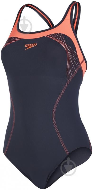 Купальник Speedo Speedo Fit Kickback р. 34 серый 8-10367B079 - фото 1