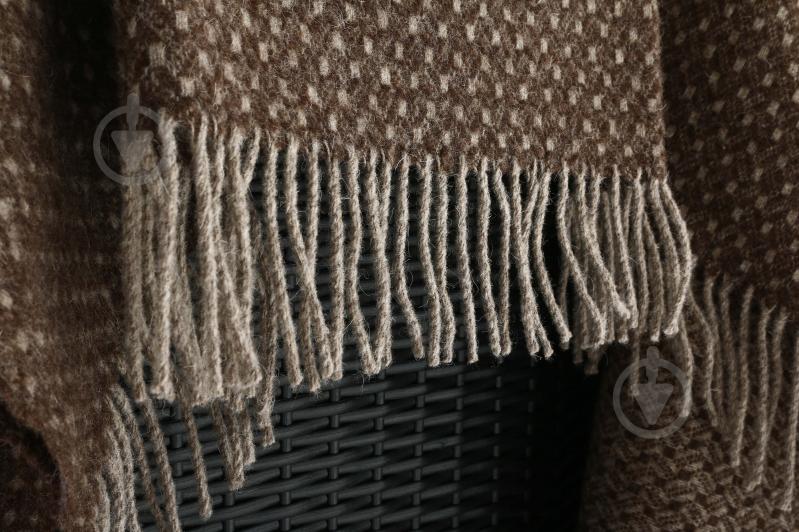 Плед Осло колір в асортименті 130x190 см коричневий Vladi - фото 4