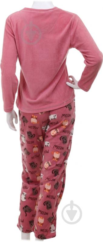 Костюм домашній жіночий La Nuit Home Meow Cat р. XS рожевий - фото 3