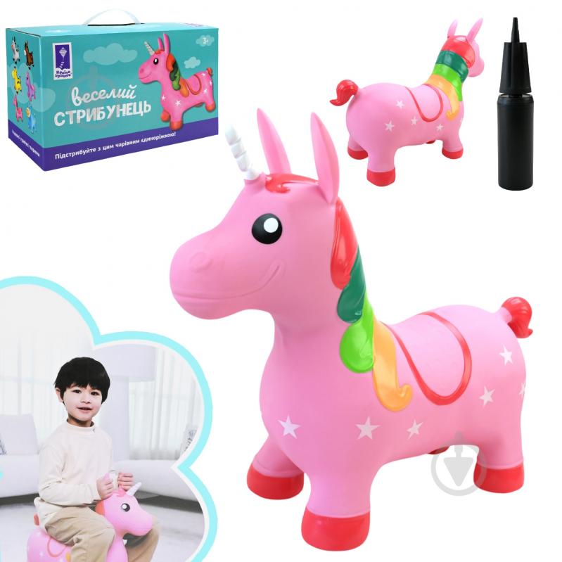 Стрибунець надувний Shantou Єдиноріг PJ2806 - фото 1 Стрибунець надувний Shantou Єдиноріг PJ2806 - фото 1