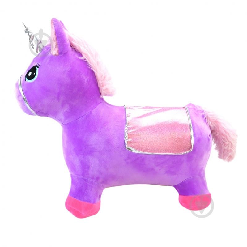 Стрибунець надувний Shantou Єдиноріг плюшевий PJ2810 - фото 4 Стрибунець надувний Shantou Єдиноріг плюшевий PJ2810 - фото 4