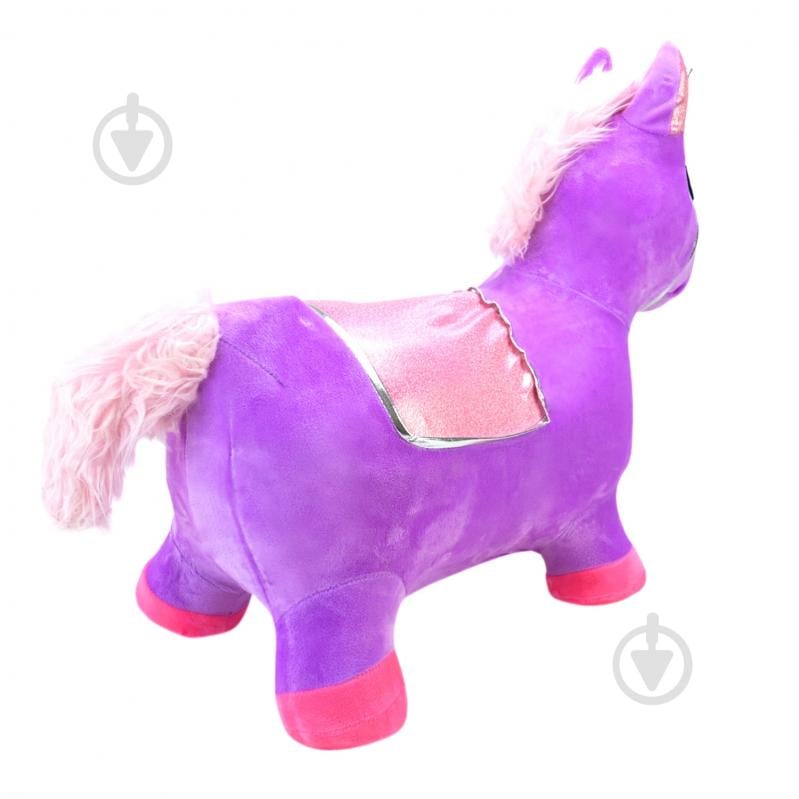 Стрибунець надувний Shantou Єдиноріг плюшевий PJ2810 - фото 3 Стрибунець надувний Shantou Єдиноріг плюшевий PJ2810 - фото 3