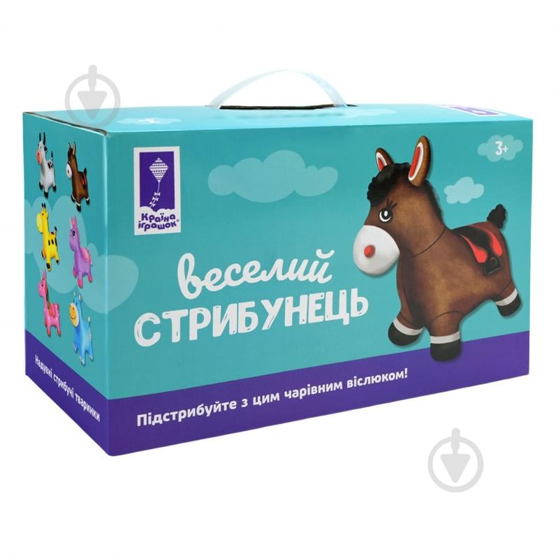 Стрибунець надувний Shantou Віслюк плюшевий PJ2809 - фото 5 Стрибунець надувний Shantou Віслюк плюшевий PJ2809 - фото 5