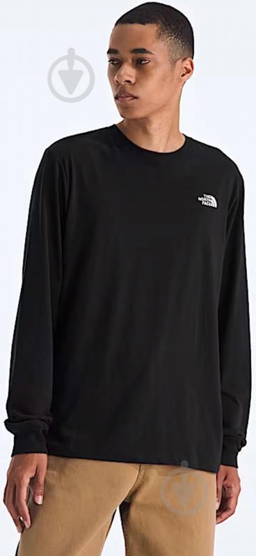 Футболка THE NORTH FACE M EVOLUTION SIMPLE DOME REGULAR LONG SLE NF0A8EU3JK31 р.S черный - фото 1