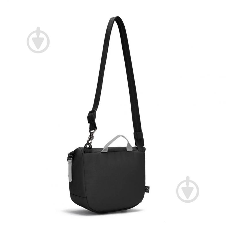 Сумка через плече Pacsafe GO Saddle Crossbody 11 л чорний - фото 3