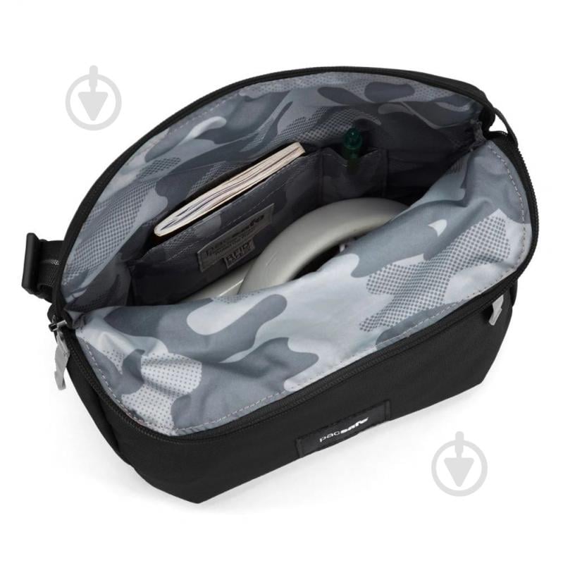Сумка через плече Pacsafe GO Saddle Crossbody 11 л чорний - фото 5