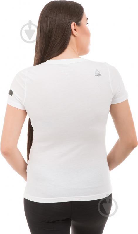 Футболка Reebok WOR CS GRAPHIC TEE BK2877 р.XS білий - фото 3