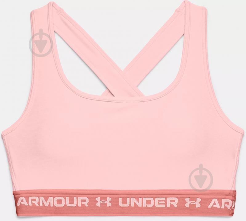 Бра Under Armour UA Crossback Mid Bra 1361034-658 р.XL рожевий - фото 3