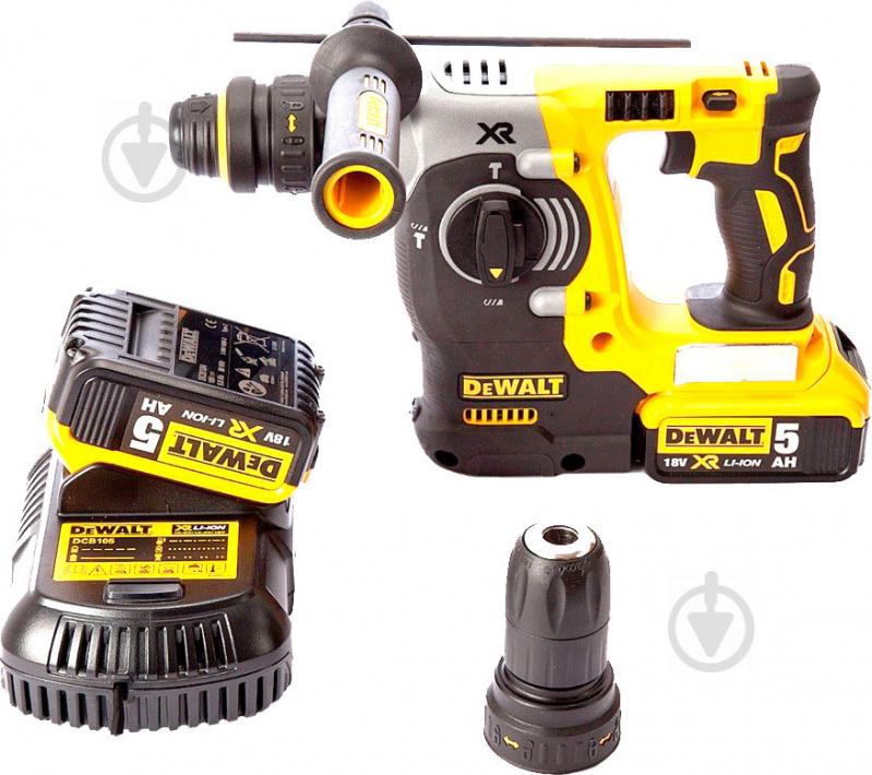 Перфоратор DeWalt SDS PLUS DCH274P2 - фото 3