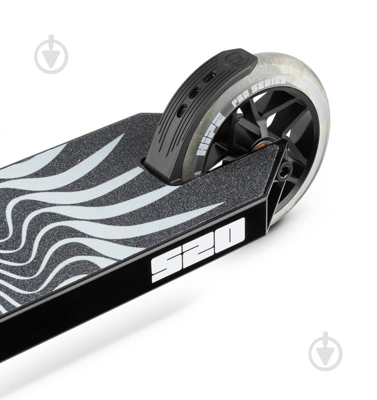 Самокат Hipe S20 черный с белым 250866 - фото 8