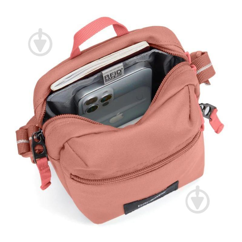 Сумка Pacsafe GO Micro Crossbody 1,5 л рожевий - фото 4