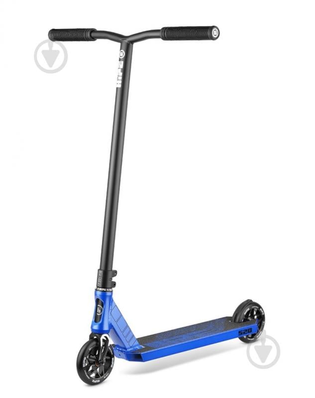 Самокат Hipe S20 черный с синим 250161 - фото 1