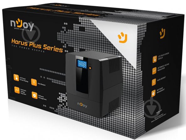 Джерело безперебійного живлення nJoy Horus Plus 1000 PWUP-LI100H1-AZ01B - фото 6