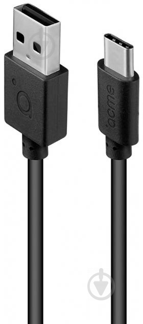 Кабель Acme USB Type-C – USB 2 м чорний (4770070879160) CB1042 - фото 1