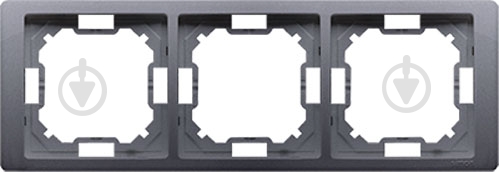 Рамка трехместная Simon Basic универсальная серебряный BMRC3/43 - фото 1 Рамка трехместная Simon Basic универсальная серебряный BMRC3/43 - фото 1