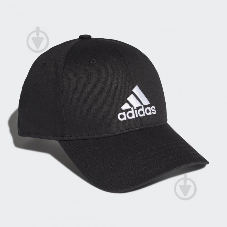 Кепка Adidas BBALL CAP COT FK0891 OSFC черный - фото 3