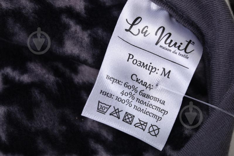 Костюм домашній чоловічий La Nuit Basic Check р. XL світло-сірий - фото 7