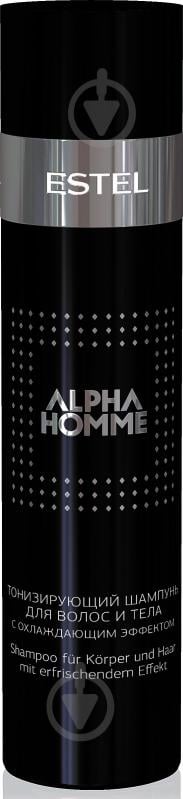 Шампунь Estel Professional тонізуючий з охолоджуючим ефектом ALPHA HOMME 250 мл - фото 1