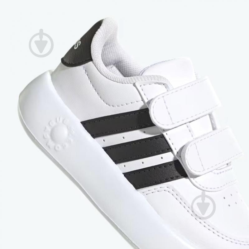 Кроссовки детские демисезонные Adidas BREAKNET 2.0 CF I ID5276 р.20 белые - фото 6