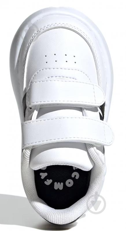Кроссовки детские демисезонные Adidas BREAKNET 2.0 CF I ID5276 р.20 белые - фото 5