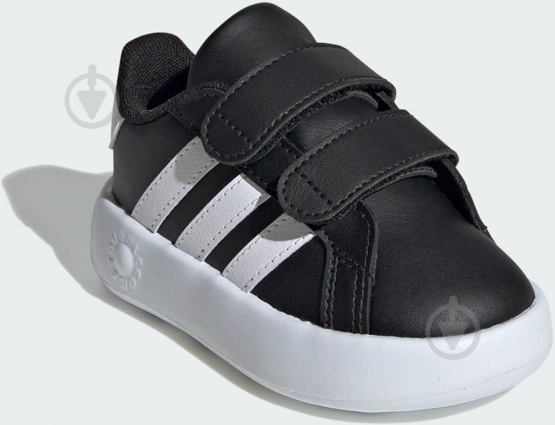 Кроссовки детские демисезонные Adidas GRAND COURT 2.0 CF ID5272 р.20 черные - фото 3