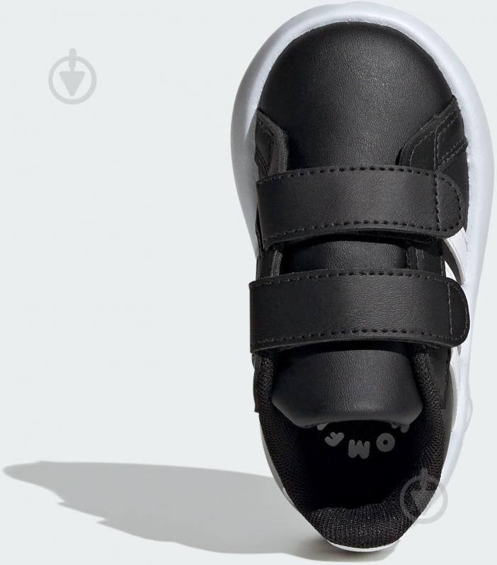 Кроссовки детские демисезонные Adidas GRAND COURT 2.0 CF ID5272 р.20 черные - фото 6