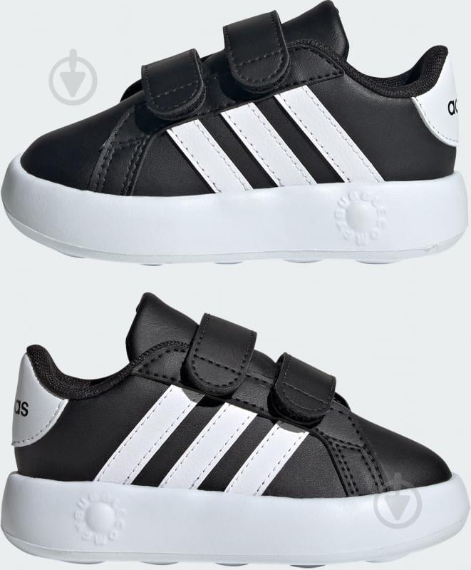 Кроссовки детские демисезонные Adidas GRAND COURT 2.0 CF ID5272 р.24 черные - фото 5 Кроссовки детские демисезонные Adidas GRAND COURT 2.0 CF ID5272 р.24 черные - фото 5