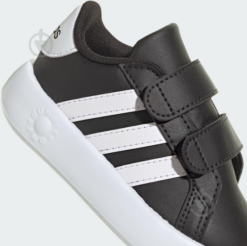 Кроссовки детские демисезонные Adidas GRAND COURT 2.0 CF ID5272 р.26 черные - фото 9