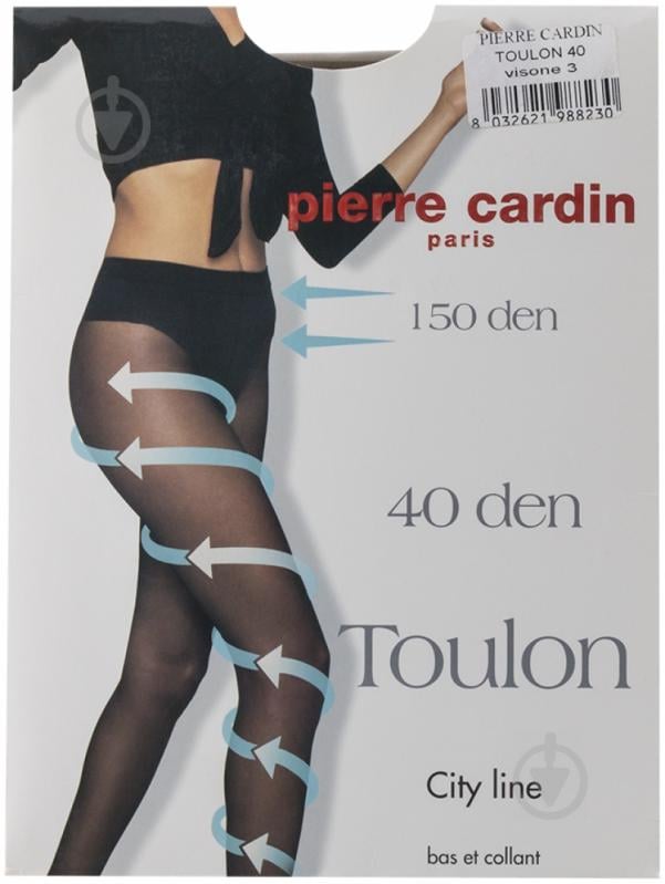 Колготки Pierre Cardin TOULON 40 den VISONE 3 телесный - фото 1