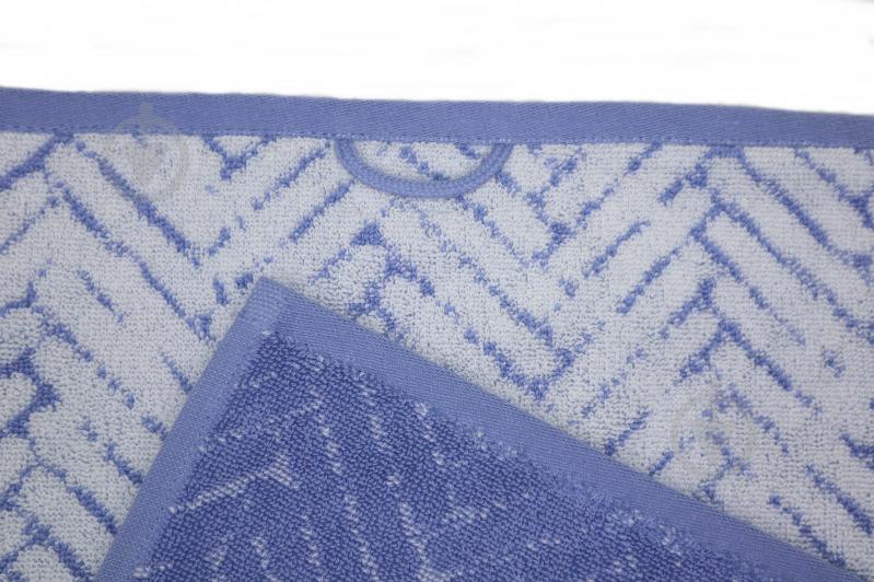 Полотенце махровое Shane 50x90 см синий с рисунком La Nuit - фото 3