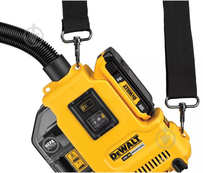 Пилосос DeWalt акумуляторний DWH161D1 - фото 3