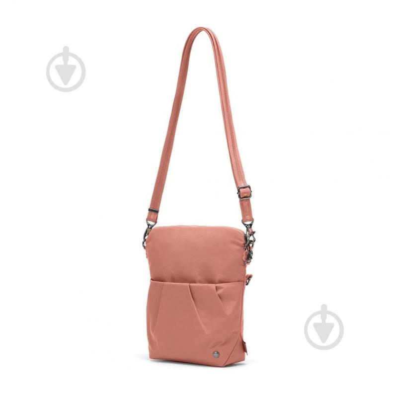 Сумка Pacsafe Citysafe CX convertible crossbody 5 л рожевий - фото 2