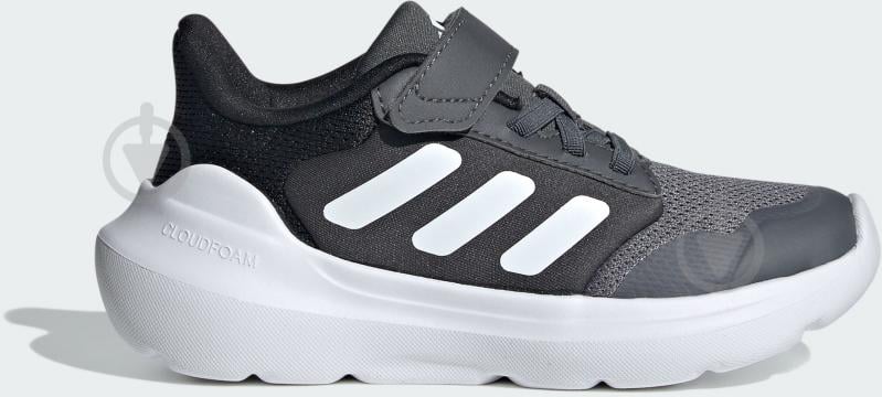 Кросівки дитячі демісезонні Adidas Tensaur Run 3.0 EL IE5986 р.31,5 сірі із чорним - фото 1 Кросівки дитячі демісезонні Adidas Tensaur Run 3.0 EL IE5986 р.31,5 сірі із чорним - фото 1