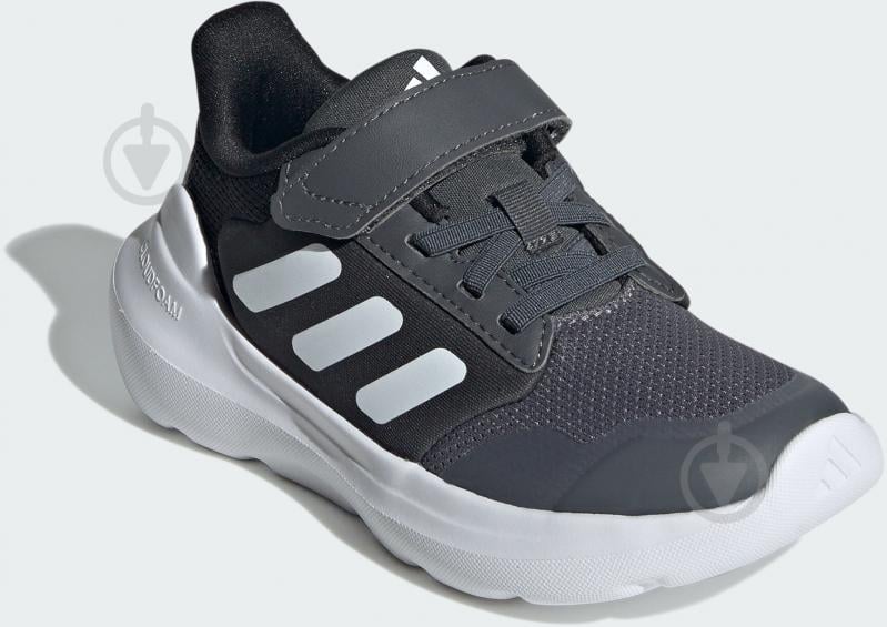 Кросівки дитячі демісезонні Adidas Tensaur Run 3.0 EL IE5986 р.31,5 сірі із чорним - фото 3 Кросівки дитячі демісезонні Adidas Tensaur Run 3.0 EL IE5986 р.31,5 сірі із чорним - фото 3