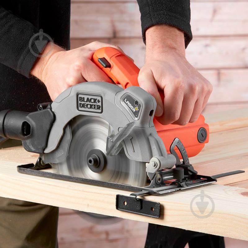 Пила циркулярная Black+Decker 1250 Вт. CS1250L - фото 6