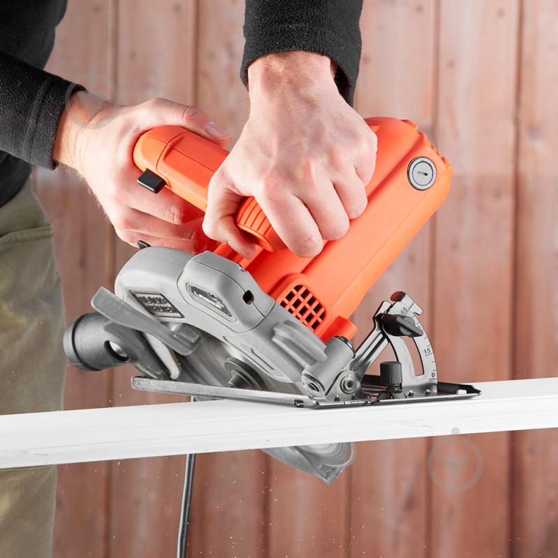 Пила циркулярная Black+Decker 1250 Вт. CS1250L - фото 8