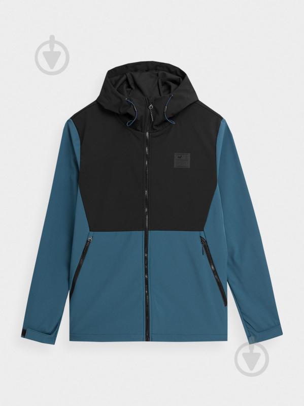 Куртка 4F SOFTSHELL JACKET M155 4FAW23TSOFM155-32S р.2XL синяя - фото 4