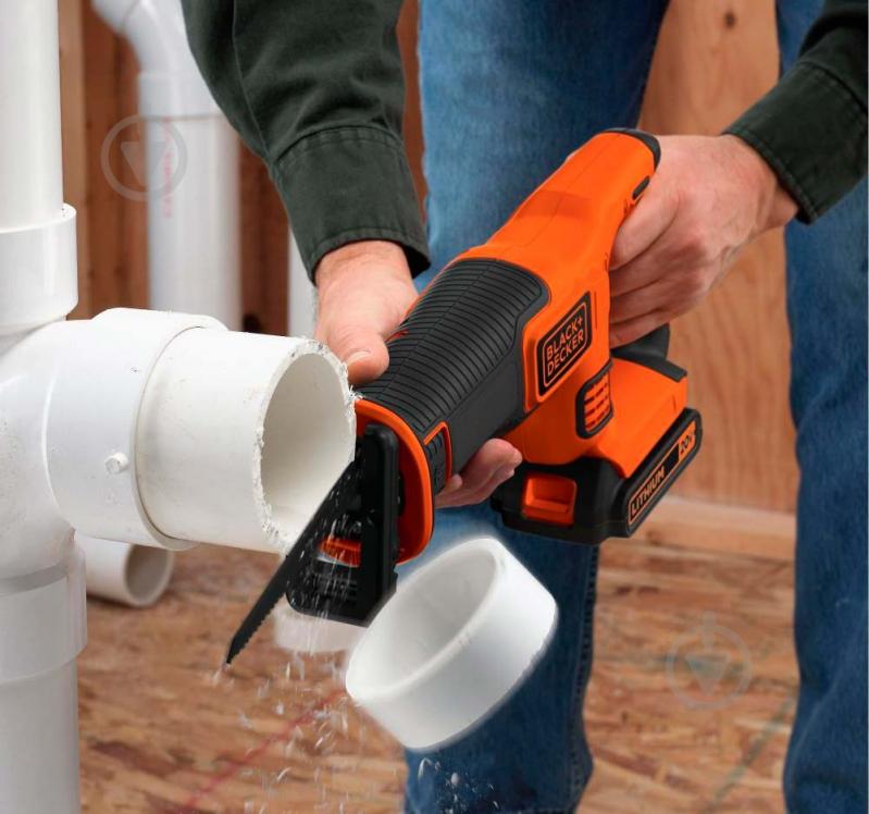 Пила сабельная Black+Decker BDCR18N - фото 4