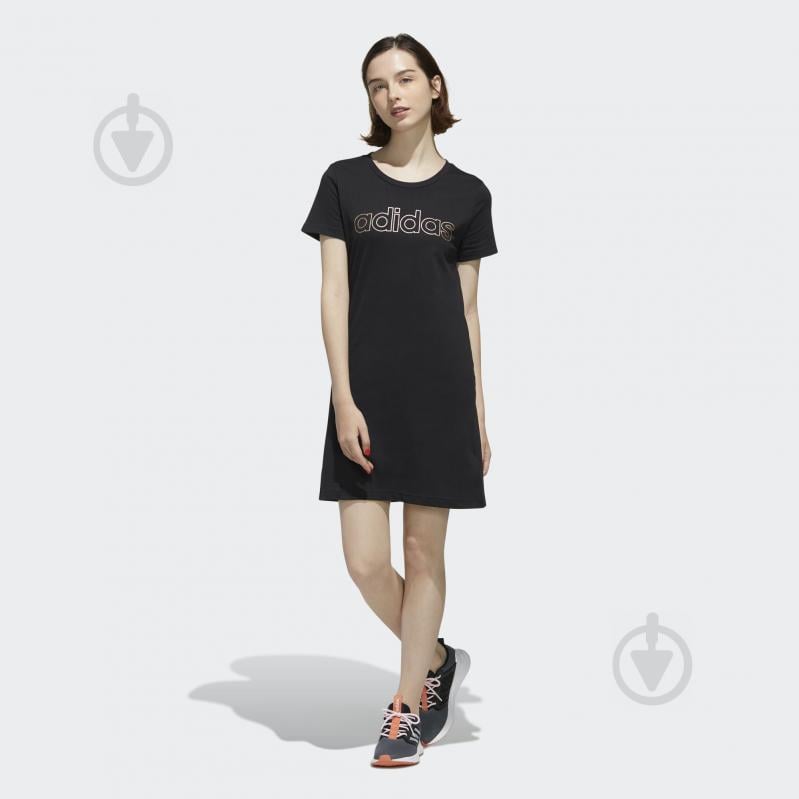 Платье Adidas W E BRAND DRESS FL0141 р.XS черный - фото 3