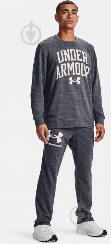 Світшот Under Armour UA RIVAL TERRY CREW 1361561-012 р. 2XL темно-сірий - фото 5