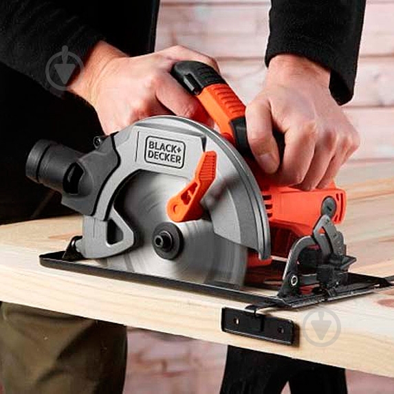 Пила дисковая Black+Decker 1500 Вт CS1550 - фото 3