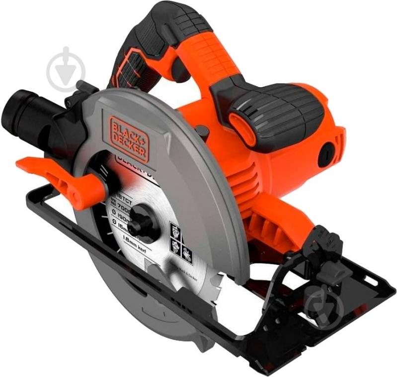 Пила дисковая Black+Decker 1500 Вт CS1550 - фото 1