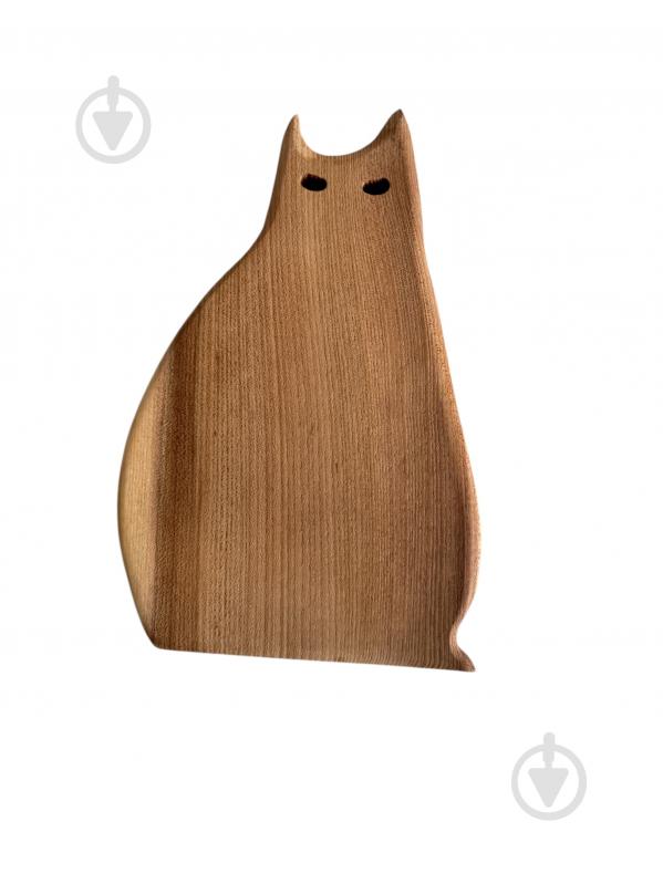 Доска для сервировки Tarkus Кот 280х180 мм - фото 1