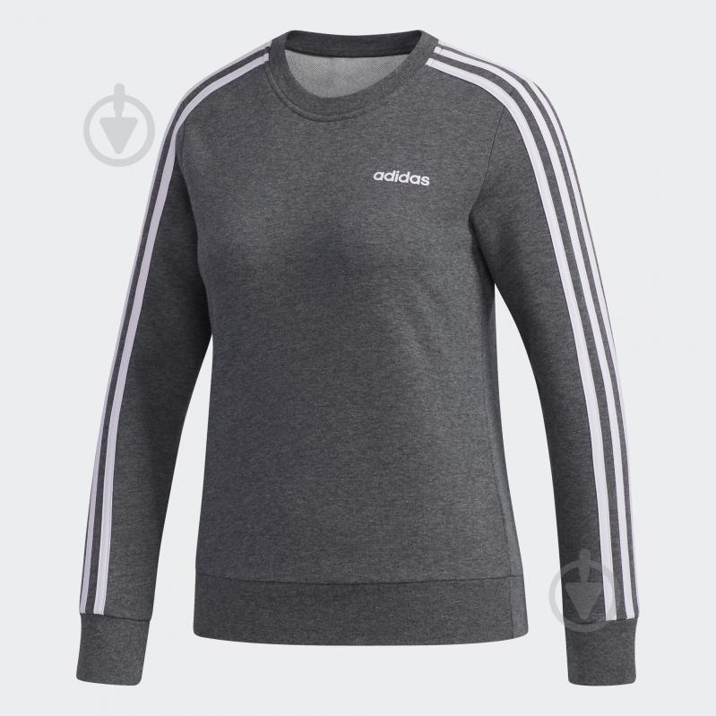 Джемпер Adidas W E 3S SWEAT FT FL0149 р. L сірий - фото 1